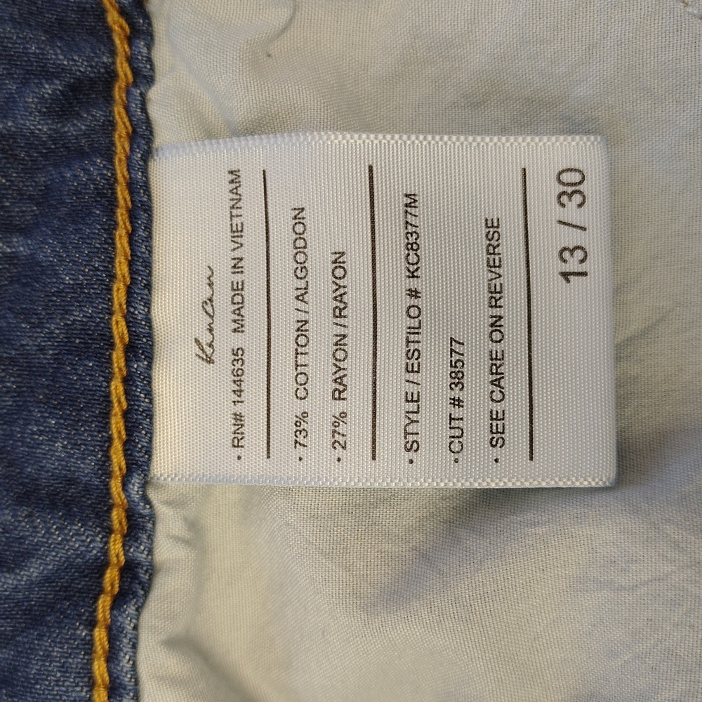 KanCan Blue Distressed Jean Shorts - Picture 8 of 9
